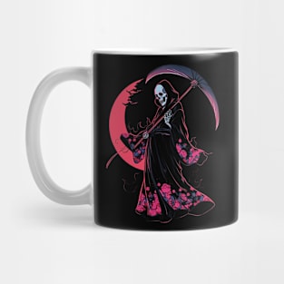 Geisha | Grim Reaper Geisha Skull | Cool Retro Japanese Aesthetic #8 Mug